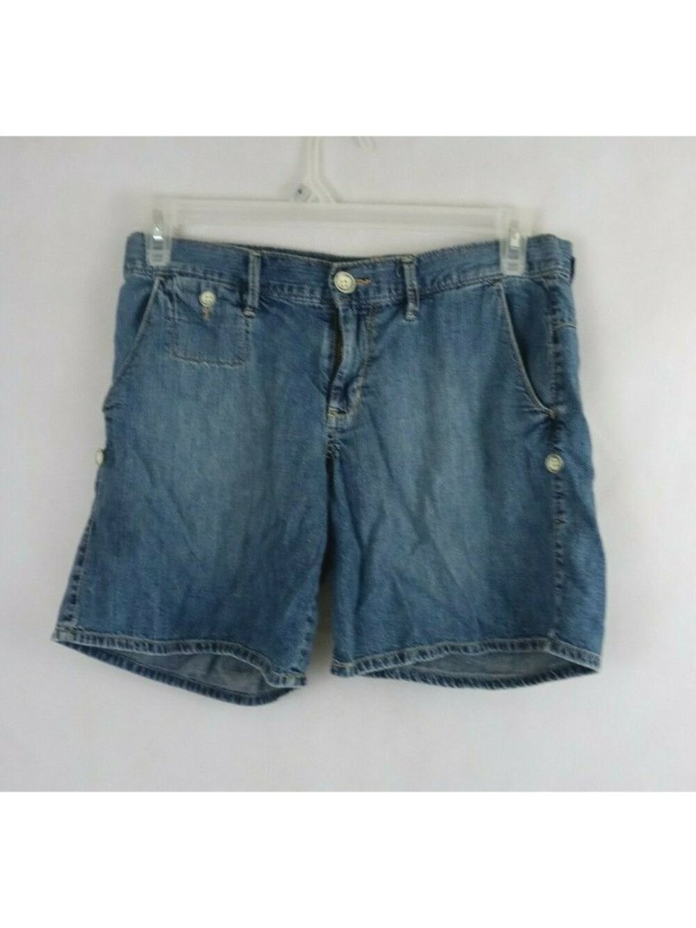 Old Navy Denim Jean Booty Shorts Low Waist Women's Size 6